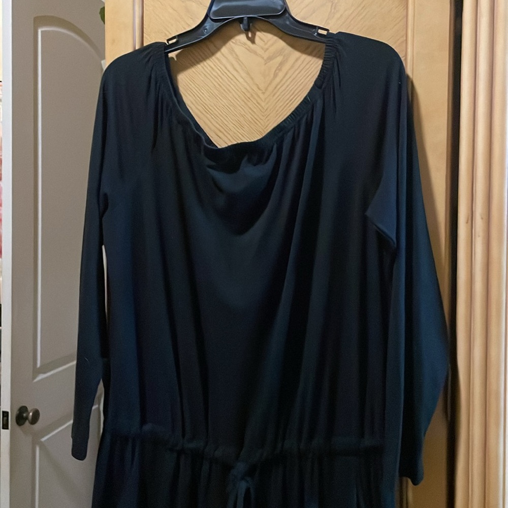 ⭐️Goodnight macaroon black tee shirt jumpsuit size xl - Picture 8 of 11